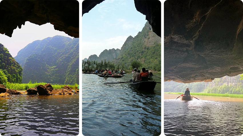 Grutas em Tam Coc