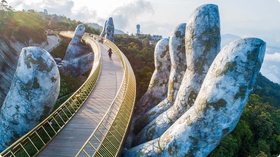 Ba Na Hills e Ponte Dourada