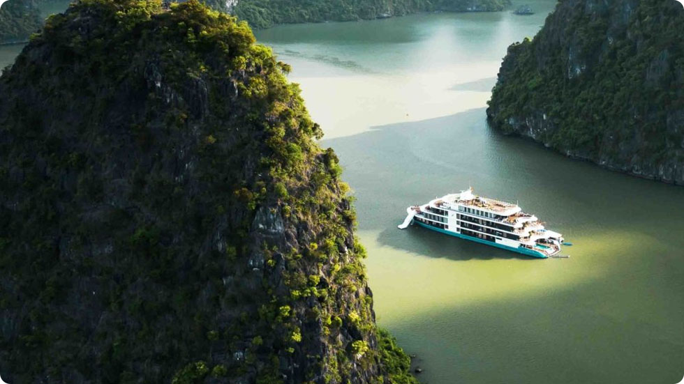 Cruzeiro na Baía de Halong