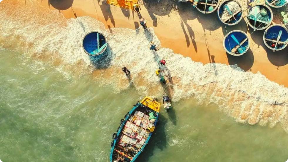 Vila de pescadores de Phuoc Hai