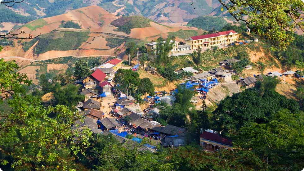 Mercado de amor Khau Vai