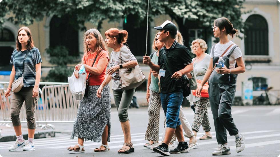 Guia certificado no Vietnã