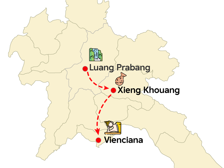 Rápido do Laos 8 dias